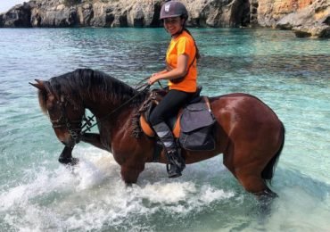 Horseback Riding in Cala Fustam, Menorca.