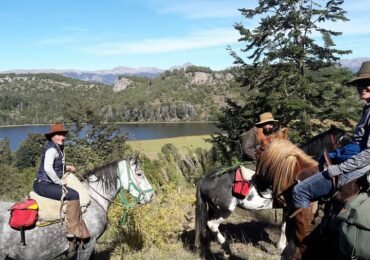 Horseback Riding in Lolog Lake near San Martín de los Andes with optional Argentinian Asado