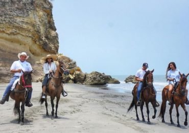 Beach Horseback Riding with Paso Colombiano Show in Cartagena, Colombia